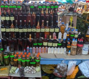 Pasaje Paquito, Iquitos, Perú. Plantas medicinales